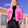 Sophie Turner Pink Jacket