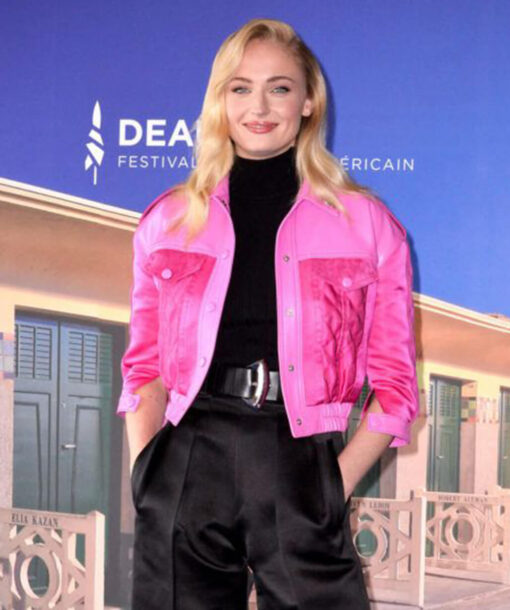 Sophie Turner Pink Jacket