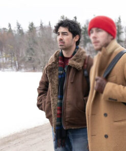 Joe Jonas Shearling Jacket