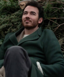 Kevin Jonas Green Coat