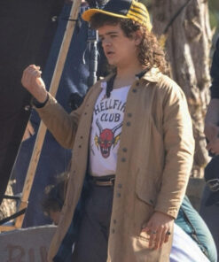 Dustin Henderson Brown Coat