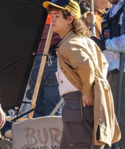 Dustin Henderson Brown Coat