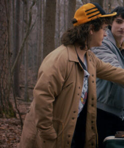 Dustin Henderson Brown Coat