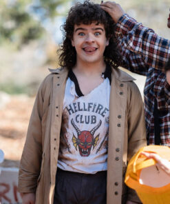 Dustin Henderson Brown Coat