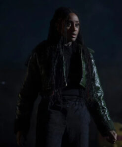 Olive Leather Jacket