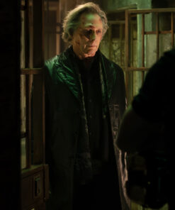 William Fichtner Leather Coat