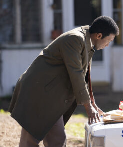 Mahershala Ali Grey Coat