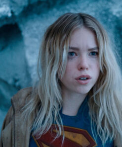 Milly Alcock Brown Coat