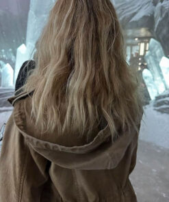 Milly Alcock Brown Coat