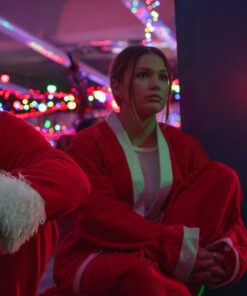 Olivia Holt Santa Coat