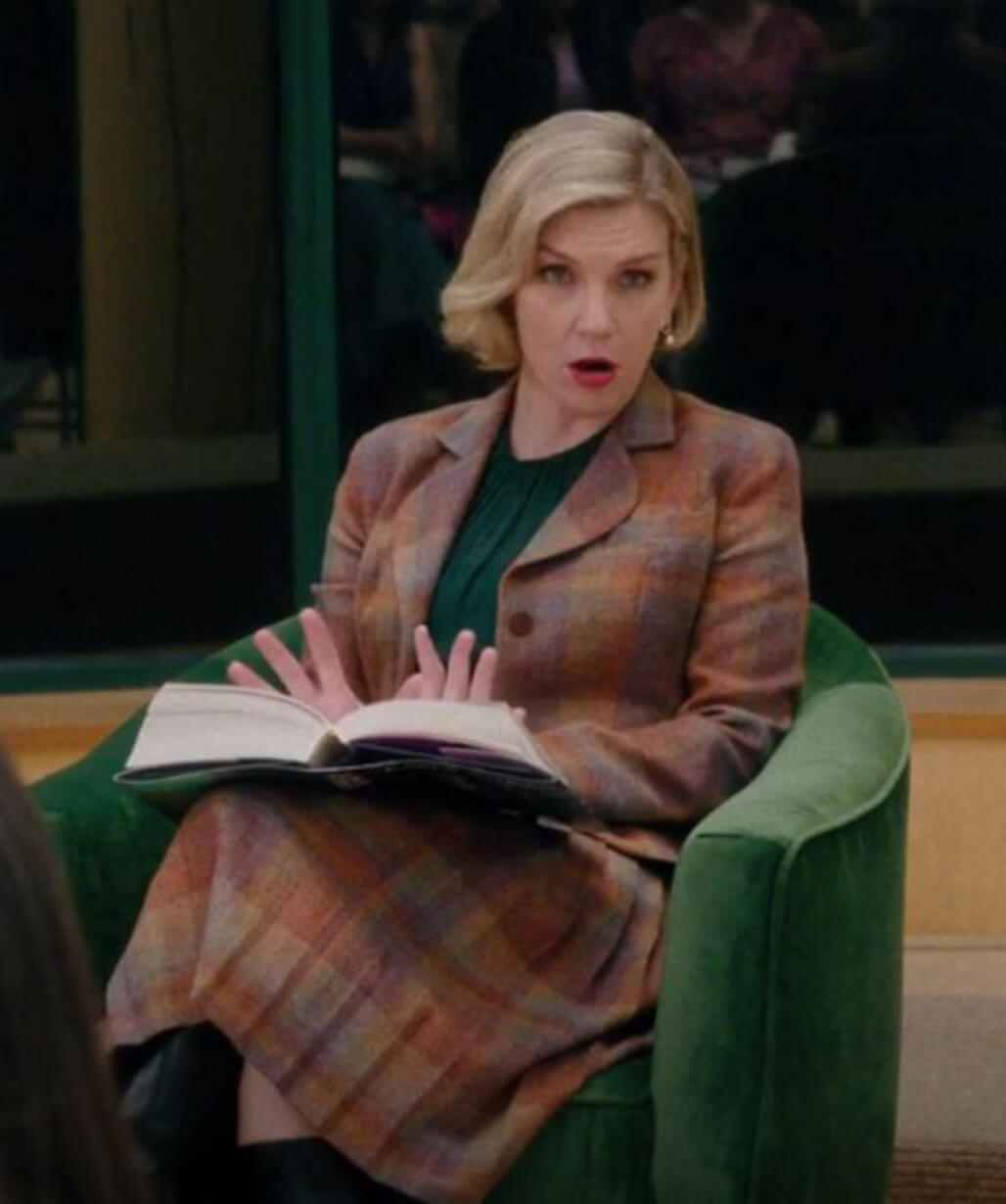 Rhea Seehorn Checkered Blazer