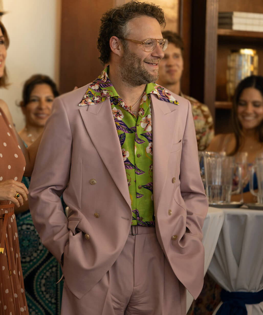 Seth Rogen Pink Blazer