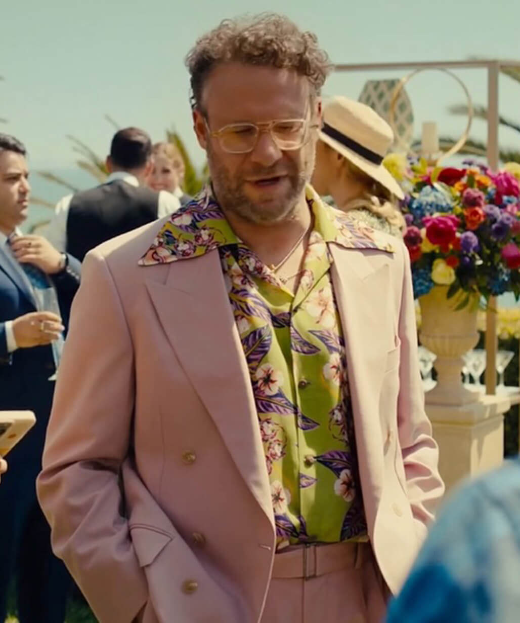 Seth Rogen Pink Blazer
