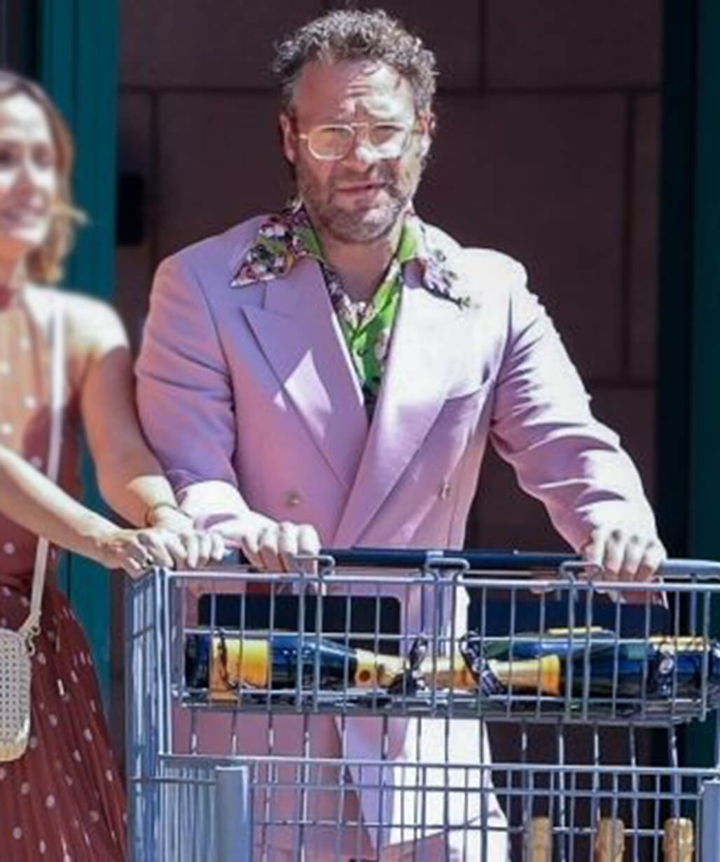 Seth Rogen Pink Blazer