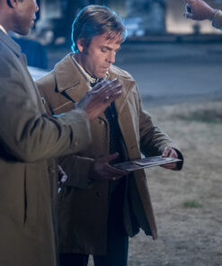 Stephen Dorff Beige Coat