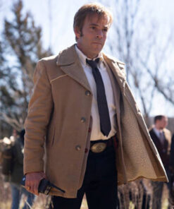 Stephen Dorff Beige Coat