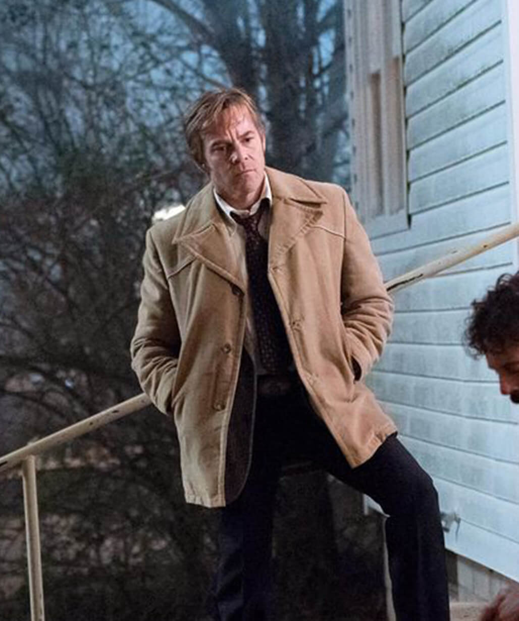 Stephen Dorff Beige Coat