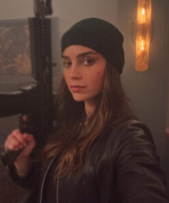 Melissa Barrera Leather Jacket