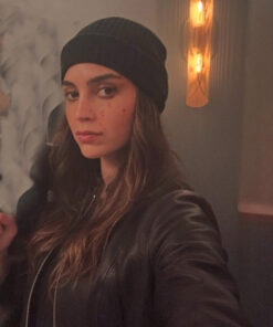 Melissa Barrera Leather Jacket