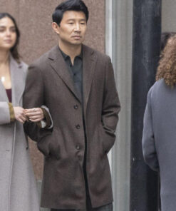 Simu Liu Brown Coat