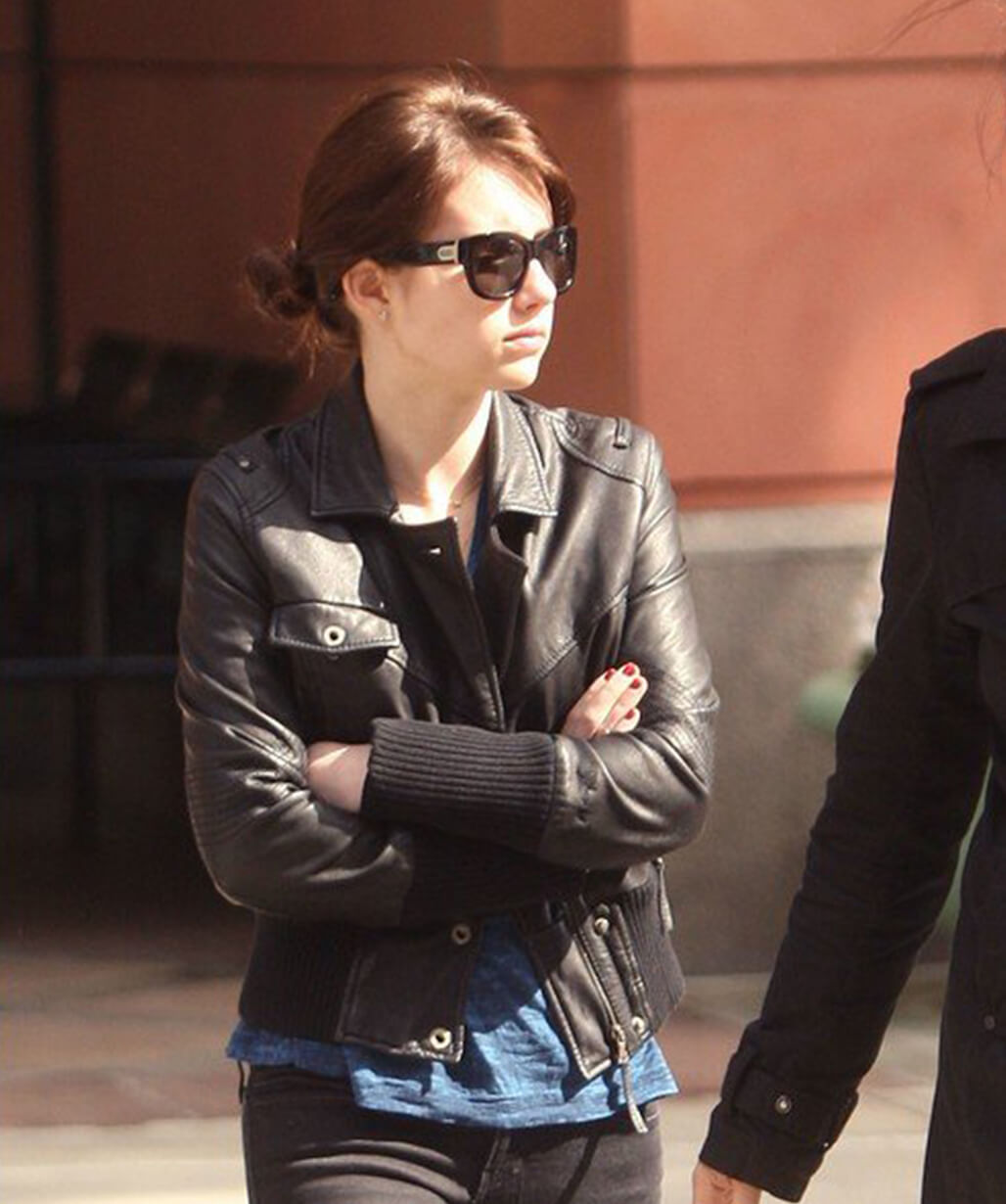 Emma Roberts Leather Jacket
