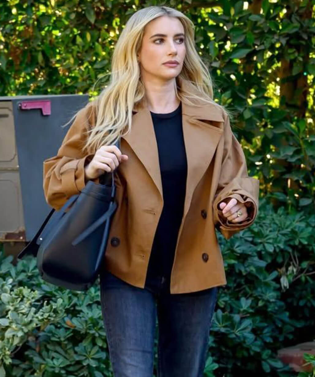 Emma Roberts Cotton Jacket