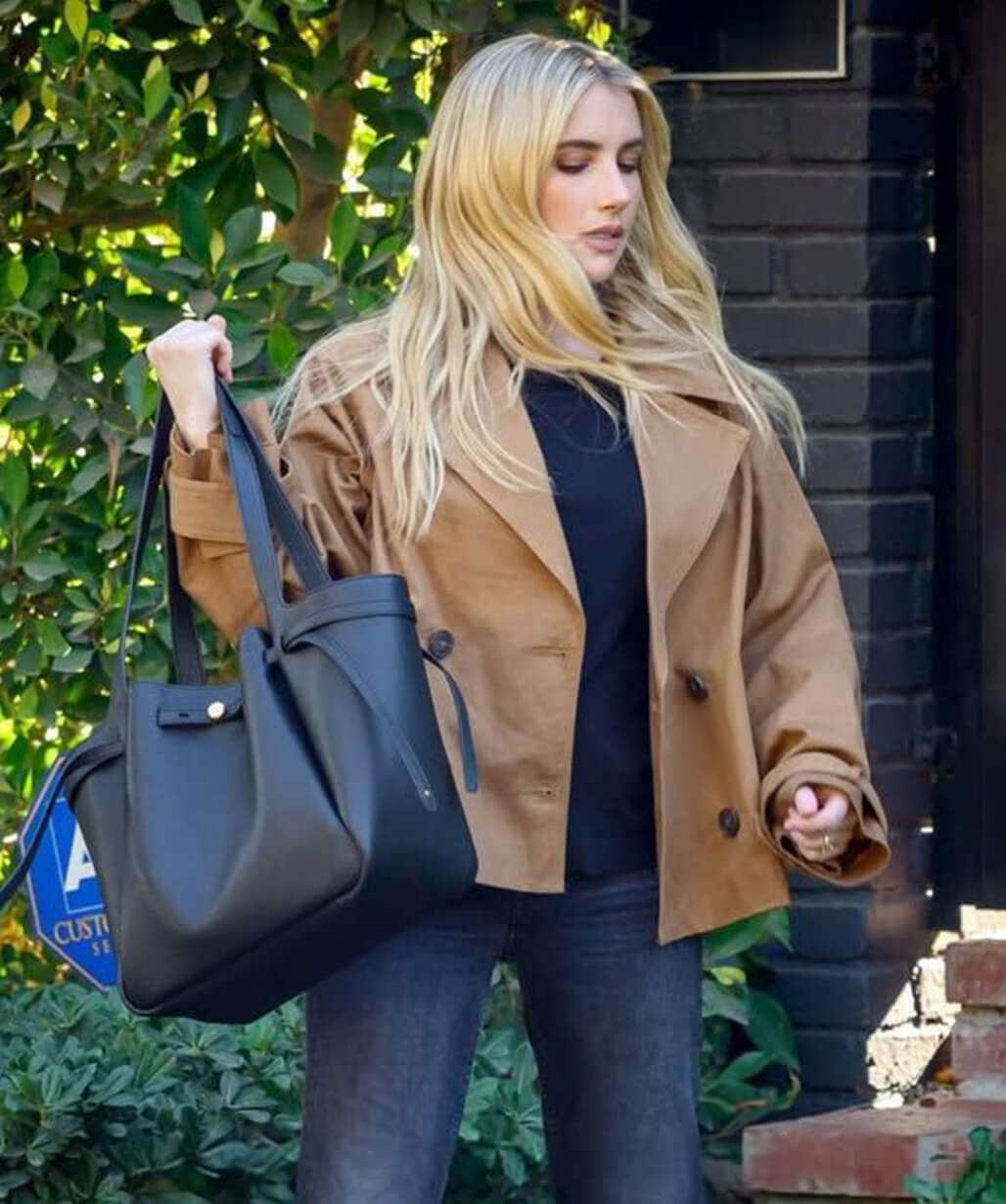 Emma Roberts Cotton Jacket