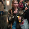 Emma Roberts Checkered Jacket
