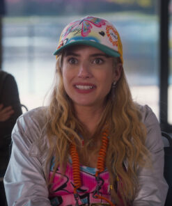 Emma Roberts Silver Jacket