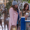 Lauren Graham Pink Coat
