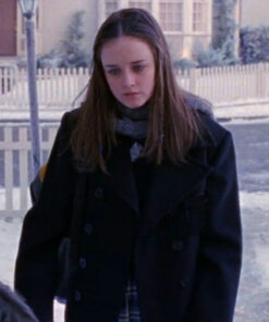 Alexis Bledel Black Coat