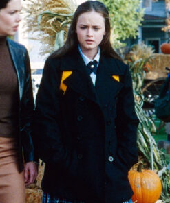 Alexis Bledel Black Coat