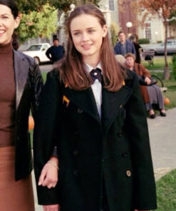 Alexis Bledel Black Coat