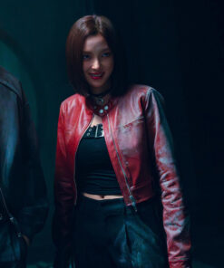 Kang Han-na Leather Jacket