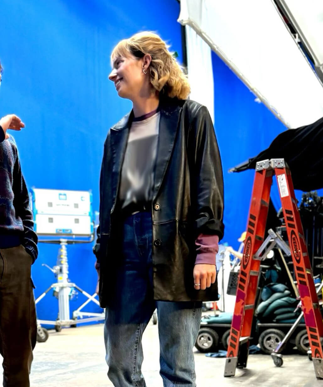 Robin Buckley Leather Coat