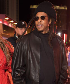 Jay-Z Black Leather Jacket
