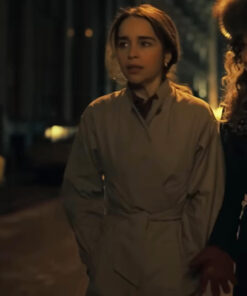 Emilia Clarke Trench Coat