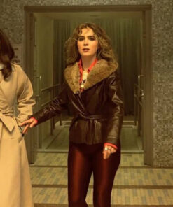 Haley Lu Richardson Shearling Jacket