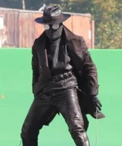 Nicolas Cage Leather Coat