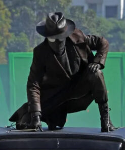 Nicolas Cage Leather Coat