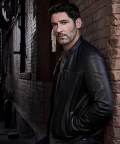 Tom Ellis Leather Jacket