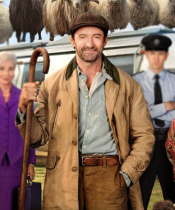 Hugh Jackman Brown Coat