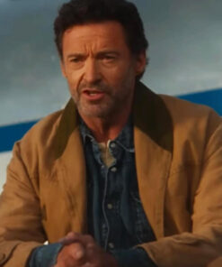 Hugh Jackman Brown Coat