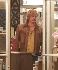 Brad Pitt Suede Jacket