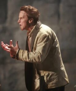 Christian Bale White Blazer