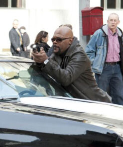 Samuel L. Jackson Leather Coat