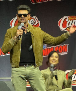 Karl Urban Suede Jacket