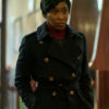 Cynthia Erivo Black Coat
