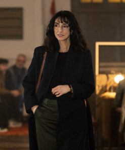 Necar Zadegan Black Coat