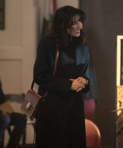 Necar Zadegan Black Coat